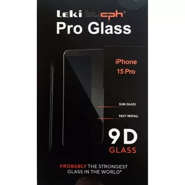 Leki Pro 9D Glas - Iphone 15 Pro